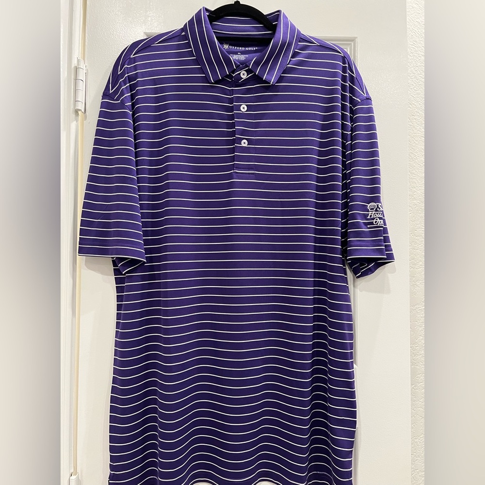 Oxford Golf Shell Houston Open Golf Shirt